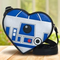 Star Wars R2-D2 Heart-Shaped Crossbody Bag by Loungefly