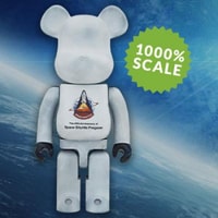 Be@rbrick Space Shuttle 1000% Collectible Figure by Medicom Toy ...