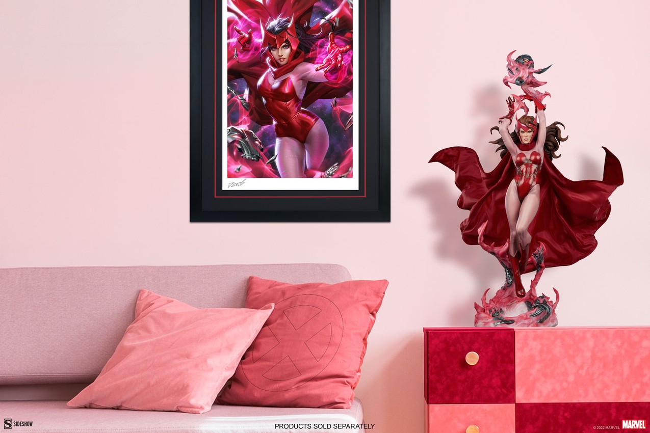 Estátua Scarlet Witch Premium Format - Marvel - Sideshow -  lojalimitededition