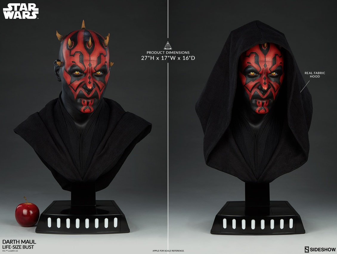 Star Wars Darth Maul Life-Size Bust by Sideshow Collectibles 