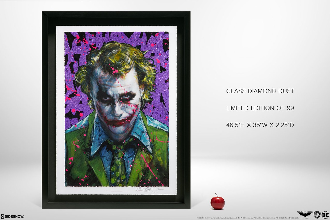 The Joker: Why So Serious? Deluxe Diamond Dust Fine Art