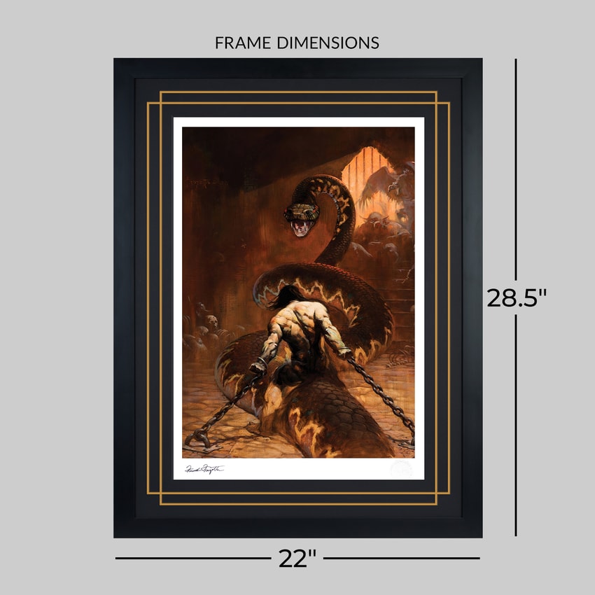Chained Fine Art Print by Frank Frazetta | Sideshow Collectibles