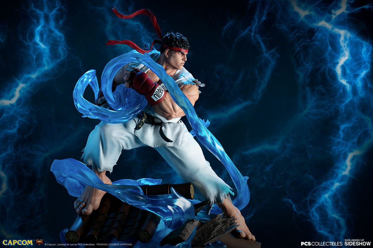 READY STOCK】Capcom- Street Fighter Licensed 1/4 Ryu Street Fighter Resin  Statue
