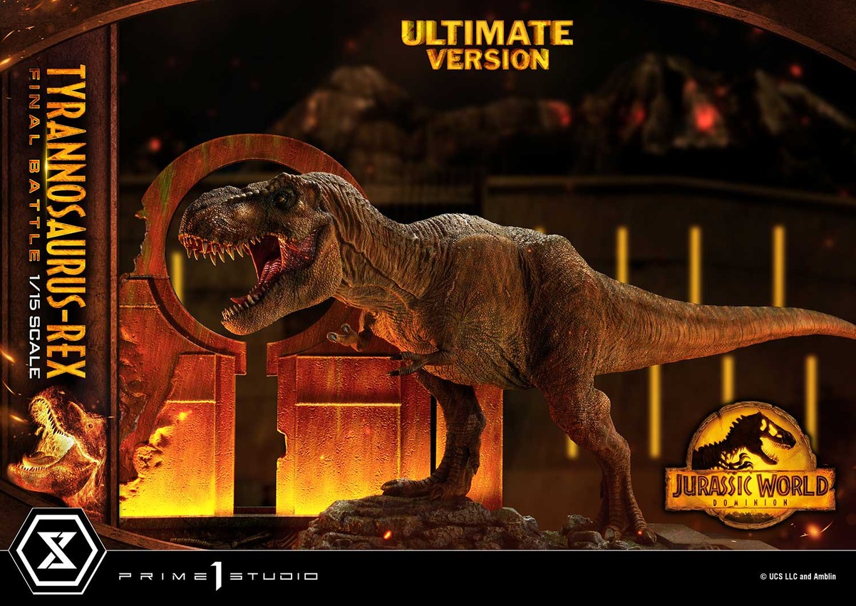 Jurassic World Final Battle Indominus Rex statue Chronicle Collectibles  Sideshow