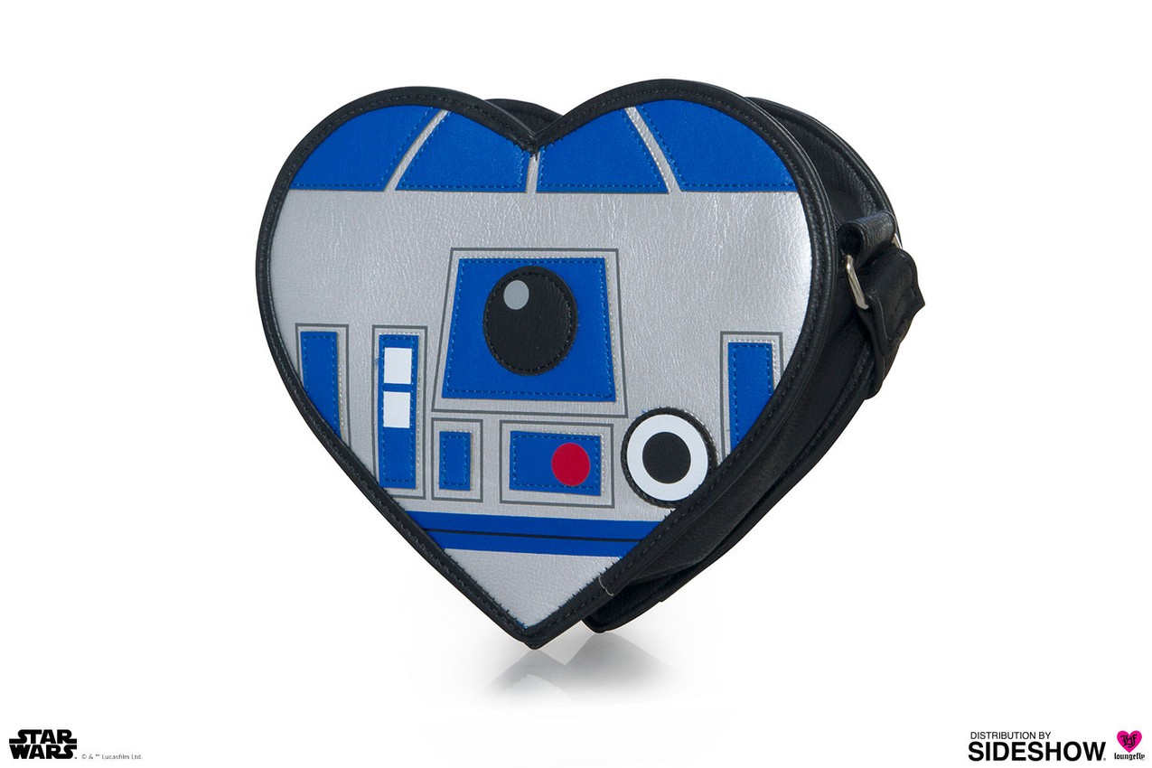 Star Wars R2-D2 Heart-Shaped Crossbody Bag by Loungefly | Sideshow