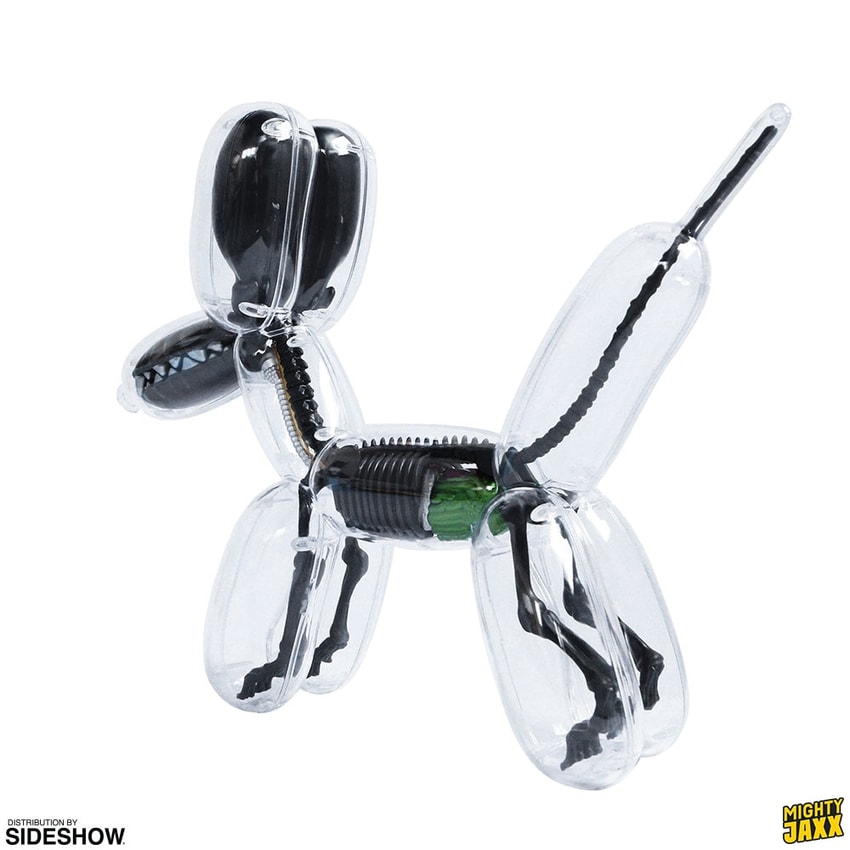 Mighty Jaxx Originals Balloon Dog Anatomy Metallic Black