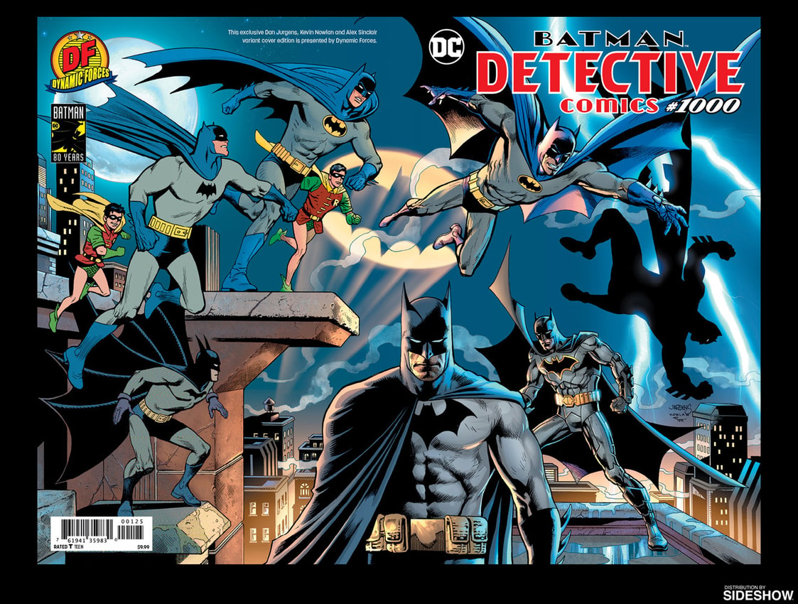 Detective Comics #1000 Dynamic Forces Exclusive Wraparound Art Variant Cover  by Dan Jurgens and Kevin Nowland | Sideshow Collectibles