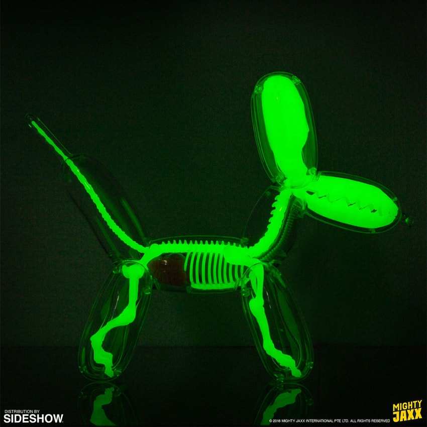 Balloon Dog Glow in the Dark Edition Collectible Figure by Jason 