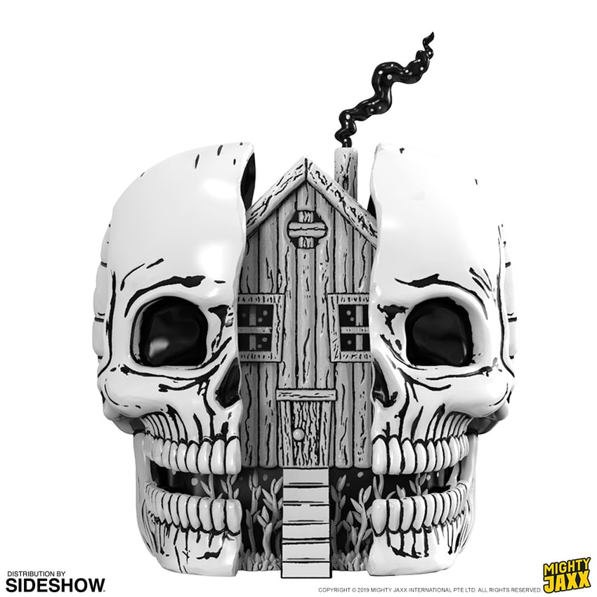 Skull House Polystone Statue by Mighty Jaxx | Sideshow Collectibles