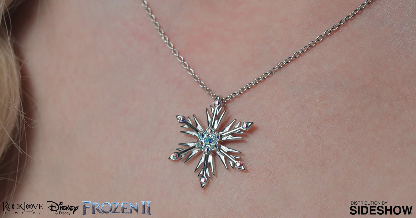 Disney's Frozen 2 Crystal Snowflake Pendant
