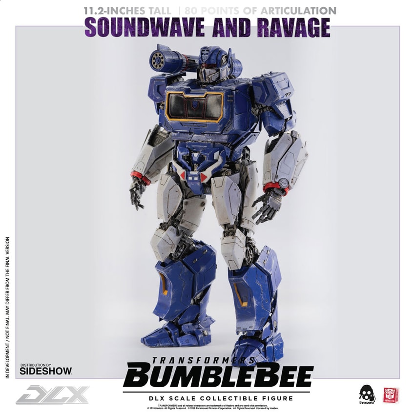 Transformers Soundwave & Ravage Figure Model Kit Cybertron Easy to Assemble  3D Articulated Action Pre Painted Collectible Series Toys Hobby 
