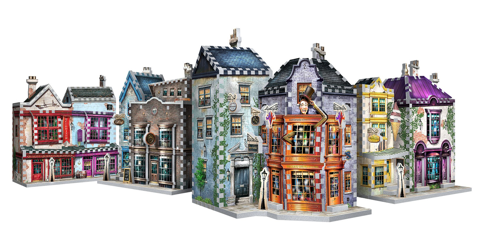 These Harry Potter 3D puzzle buildings are just the right size for