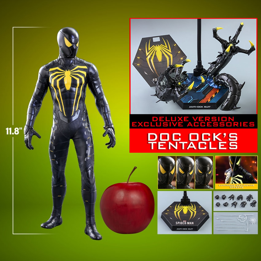 Marvel's Spider-Man (PS4) - Anti-Ock Suit Spider-Man by Hot Toys - The  Toyark - News