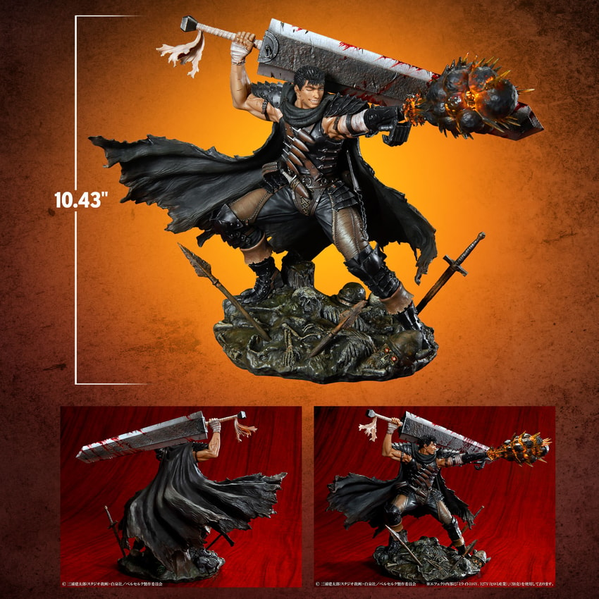Guts (Black Swordsman Version) Collectible Figure by Medicos Entertainment