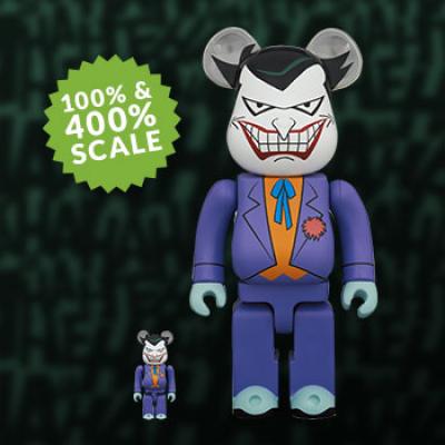 Be@rbrick Joker (Batman the Animated Series Version) 100% and 400%  Collectible Figure Set by Medicom | Sideshow Collectibles
