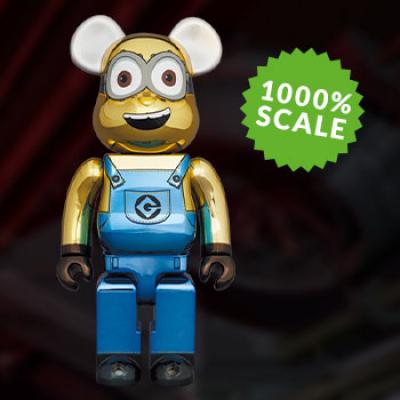 Be@rbrick Dave (Chrome Version) 1000% Collectible Figure by Medicom Toy |  Sideshow Collectibles