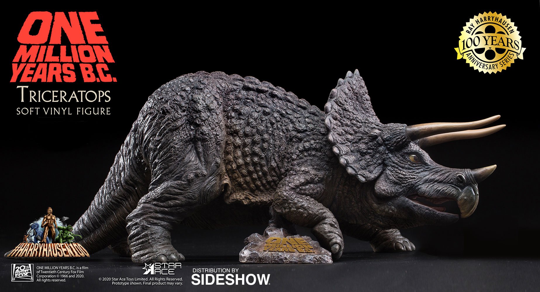 Triceratops and Loana Statue by Star Ace Toys | Sideshow Collectibles