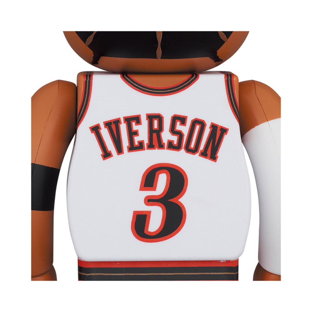 Be@rbrick Allen Iverson (Philadelphia 76ers) 100% and 400% Collectible Set  | Sideshow Collectibles