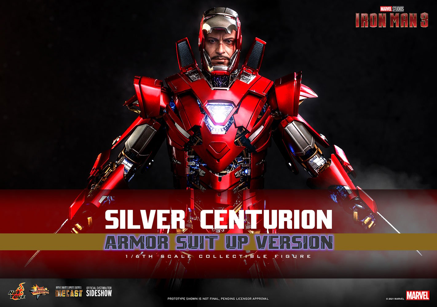 Silver Centurion (Armor Suit Up Version) Sixth Scale Collectible Figure by Hot  Toys | Sideshow Collectibles