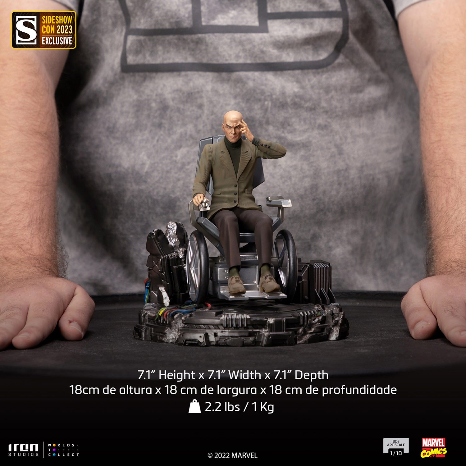 Professor X Art Scale 1:10 Statue by Iron Studios | Sideshow Collectibles