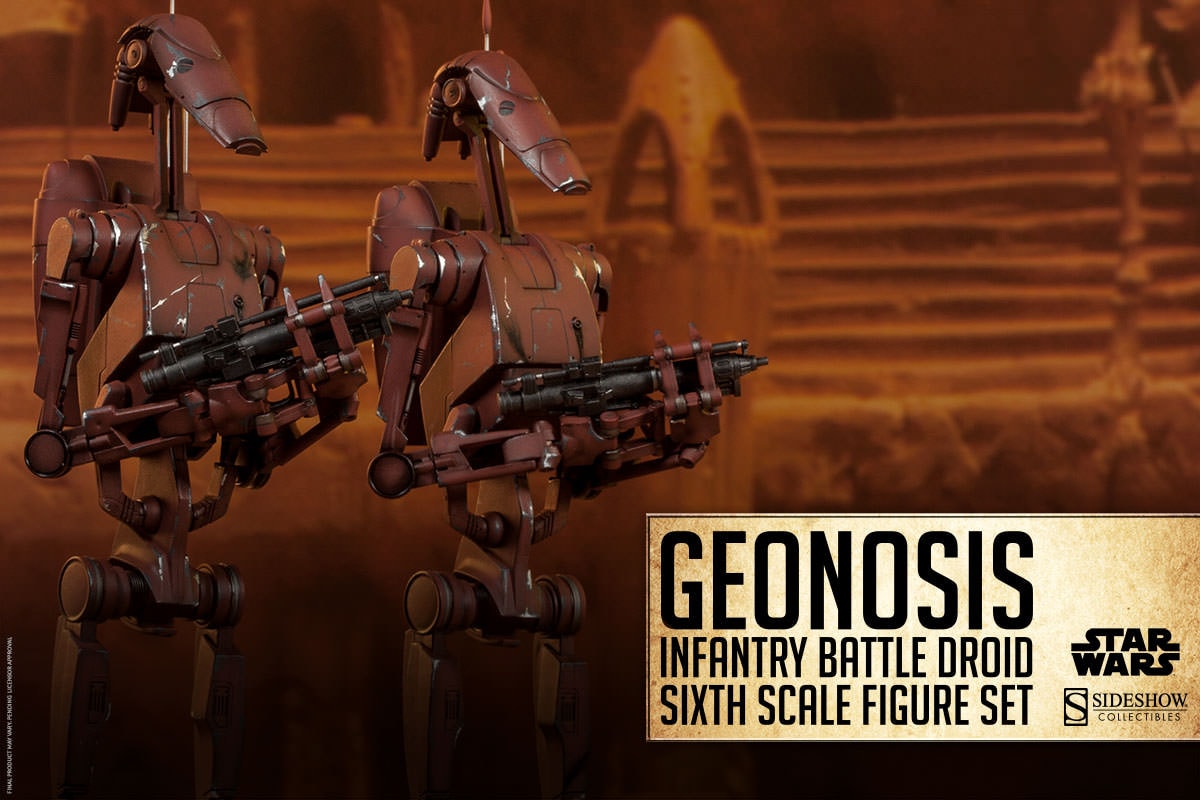 Hot Toys x Sideshow Collectibles: Star Wars - Battle Droid (Geonosis) – TOY  TOKYO