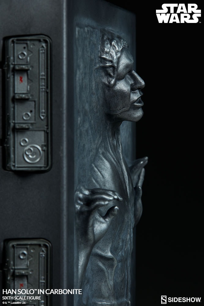 Star Wars Han Solo in Carbonite Sixth Scale Figure by Sidesh
