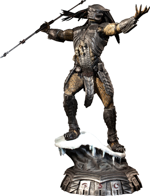Alien VS Predator Scar Predator Statue by Sideshow Collectib