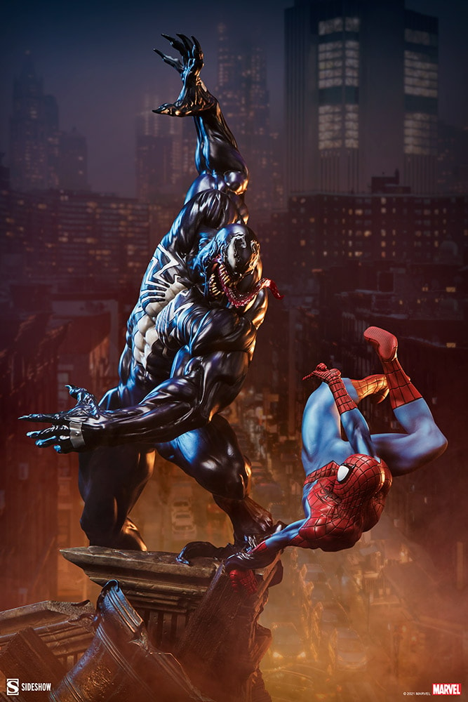 Spider-Man vs Venom Maquette by Sideshow Collectibles | Sideshow  Collectibles