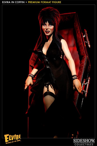 Elvira Elvira in Coffin Premium Format™ Figure by Sideshow Collectibles