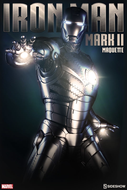 Marvel Iron Man Mark II Quarter Scale Maquette by Sideshow C