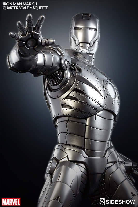 Marvel Iron Man Mark II Quarter Scale Maquette by Sideshow C