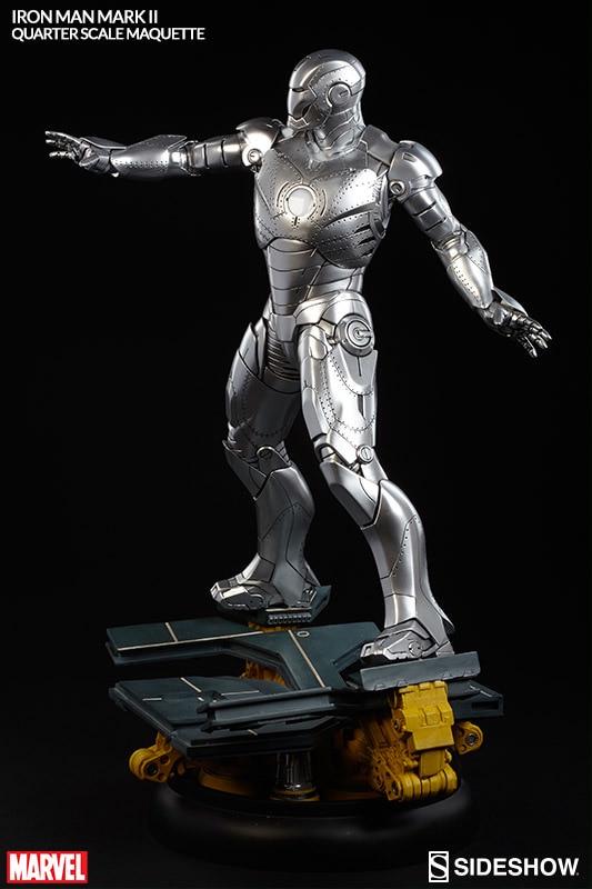 Marvel Iron Man Mark II Quarter Scale Maquette by Sideshow C