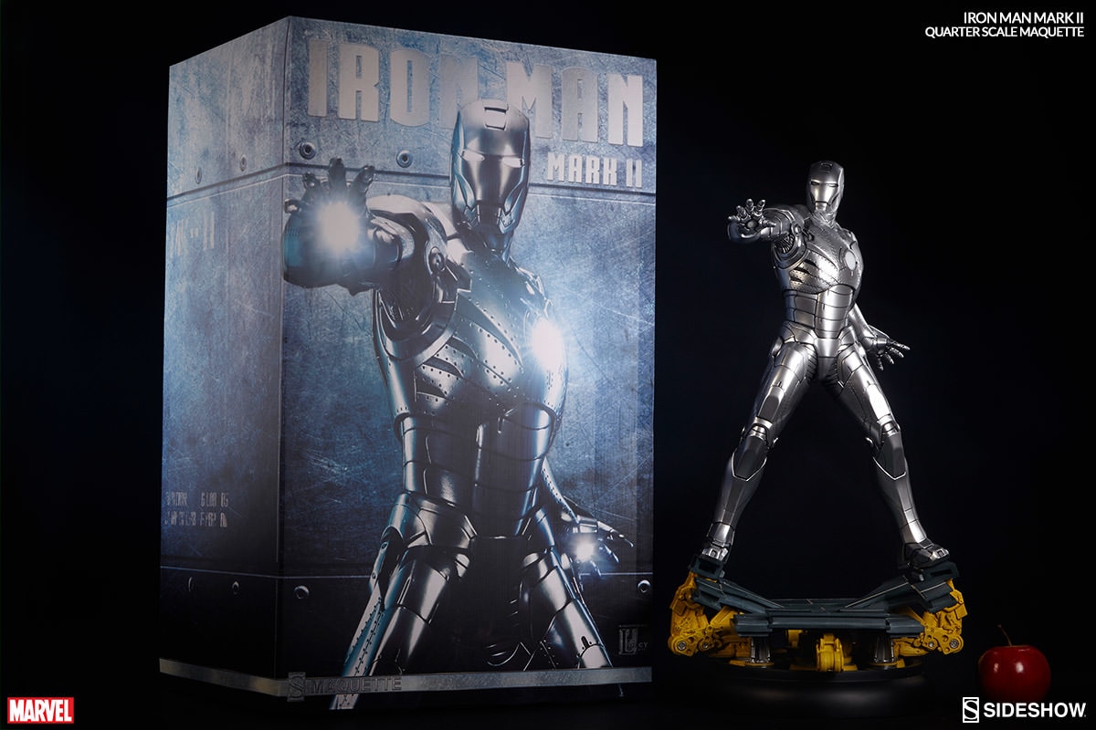 Marvel Iron Man Mark II Quarter Scale Maquette by Sideshow C