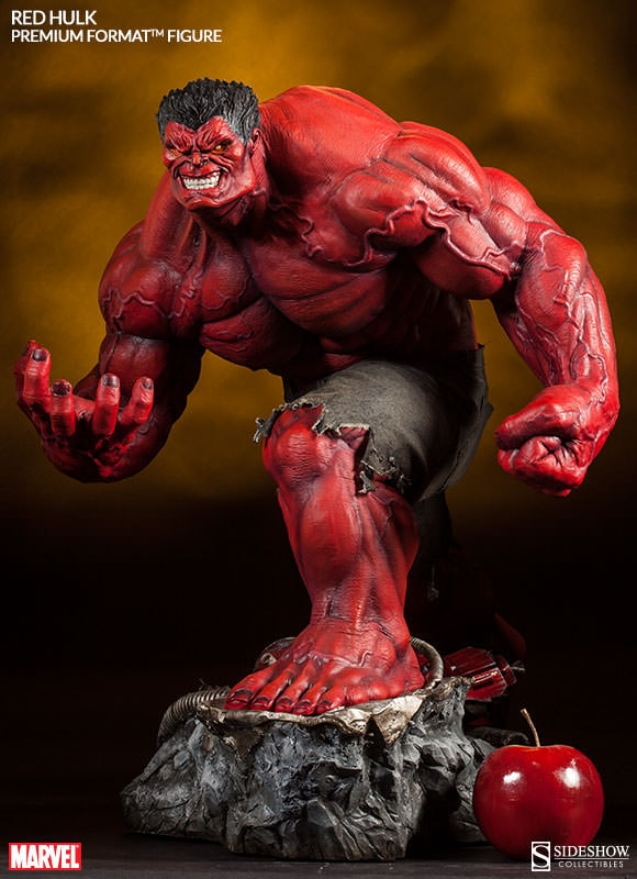 Marvel Red Hulk Premium Format(TM) Figure by Sideshow Collec