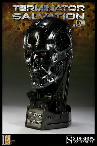 T-700 Terminator Endoskeleton Life-Size Bust by Sideshow 