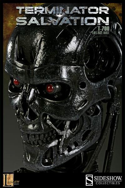 T-700 Terminator Endoskeleton Life-Size Bust by Sideshow 