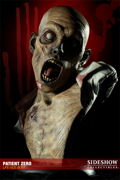 The Dead Patient Zero Life-Size Bust by Sideshow Collectibles 