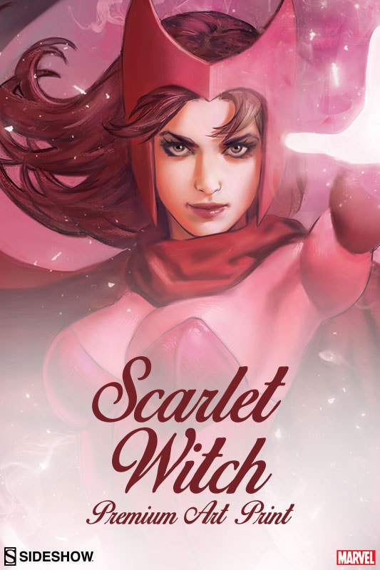 Scarlet Witch / Art Print by Herofied / Metal Canvas & -  Finland