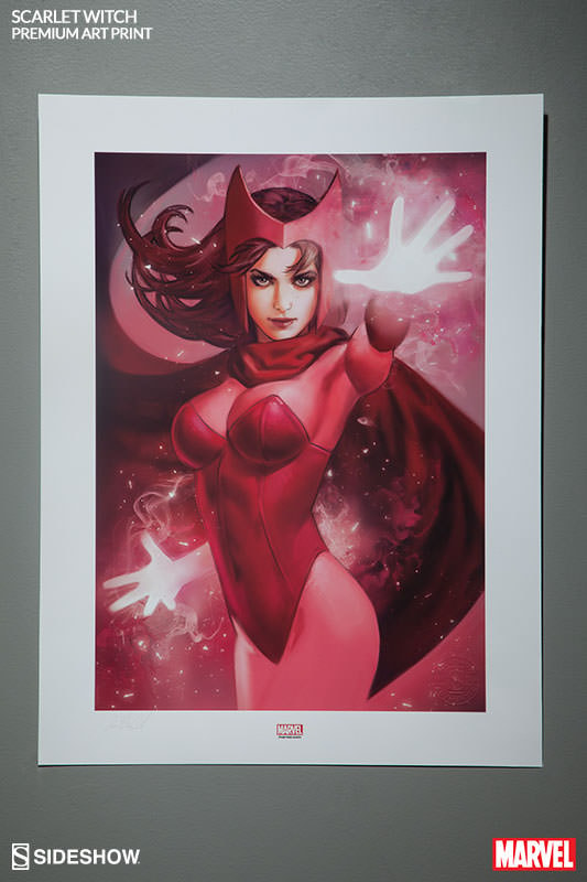 Scarlet Witch / Art Print by Herofied / Metal Canvas & -  Finland