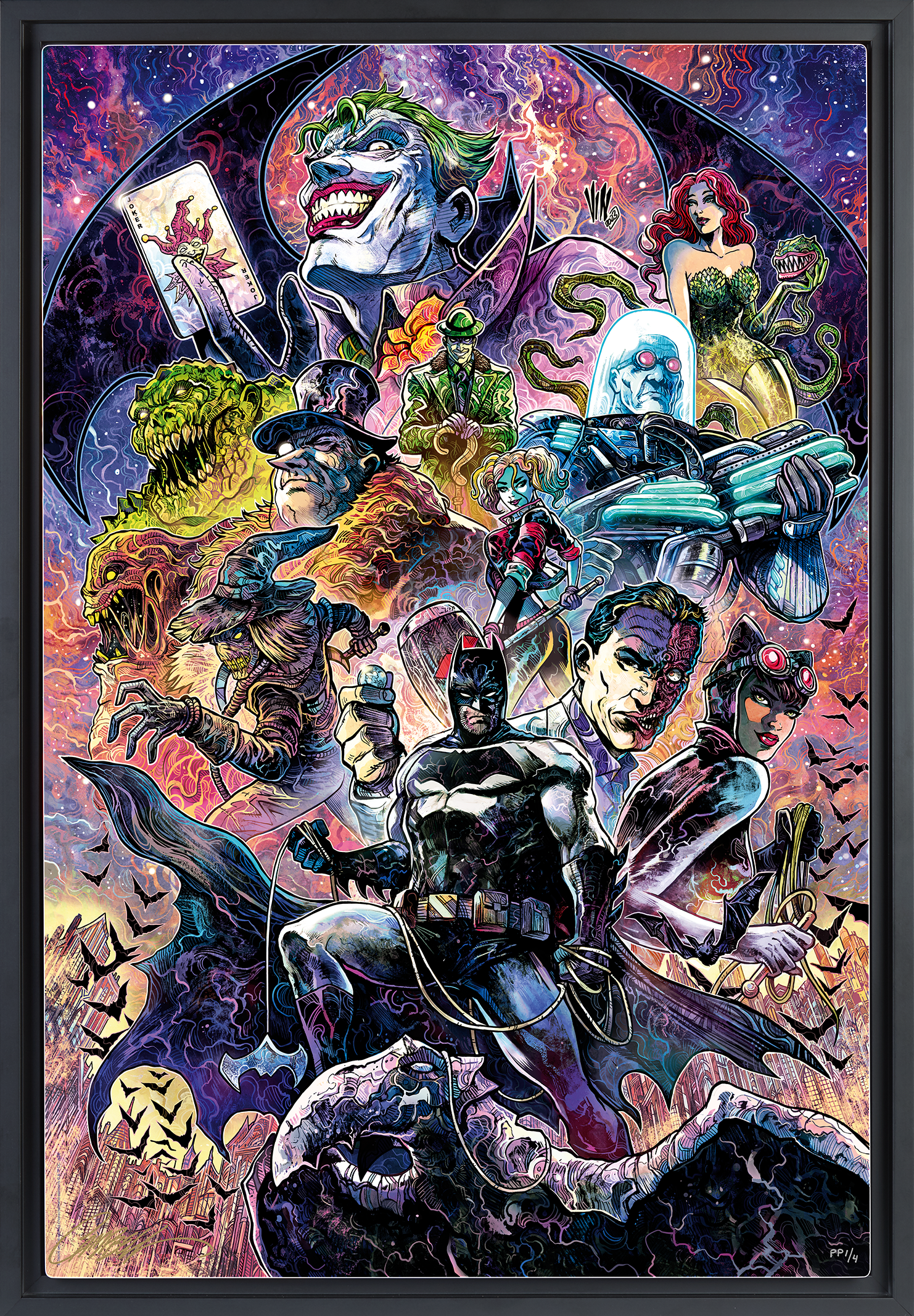 Batman Rogues Gallery 11x17 Fine Art Print 