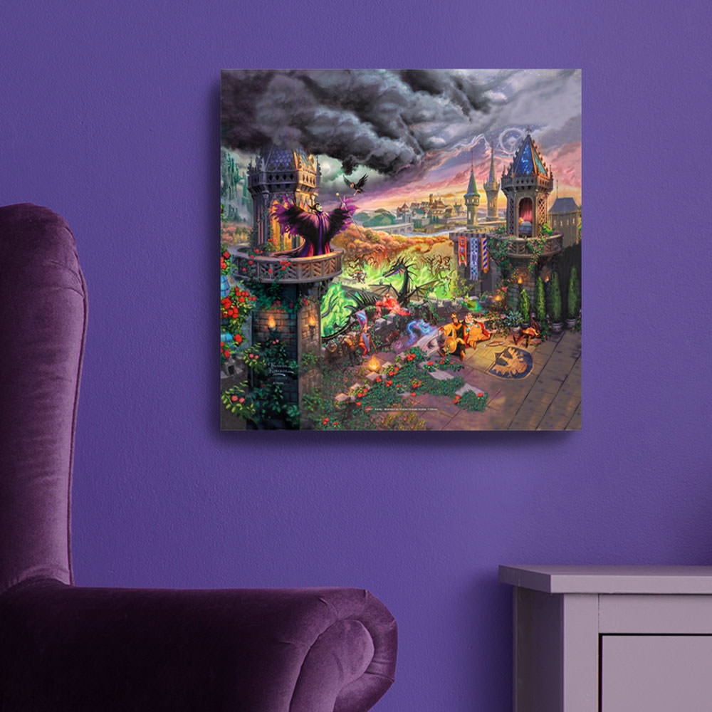 Disney Maleficent - 14 x 14 Gallery Wrapped Canvas – Thomas Kinkade  Studios