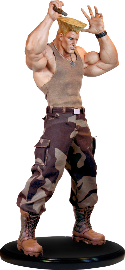 Guile Street Fighter Boneco Colecionável Resina