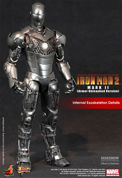 Marvel Iron Man Mark II - Armor Unleashed Version Sixth Scale