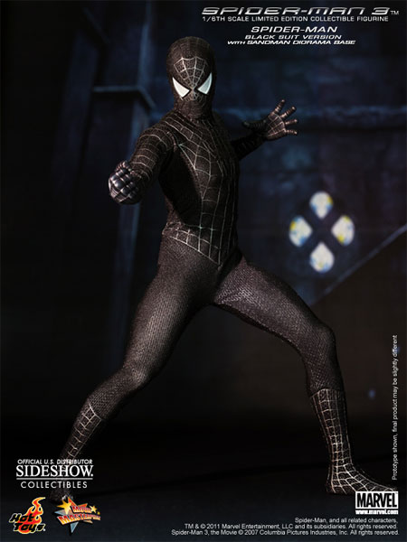 Hot Toys Unveils Amazing Spider-Man 3 Black Suit Figure - BeWithUS