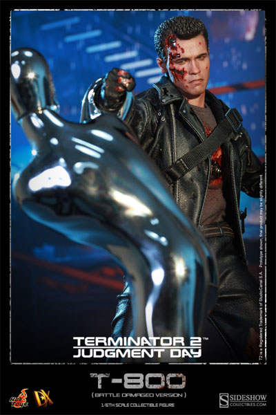 Terminator T-800 (Battle Damaged) Sixth Scale Figure by Hot 
