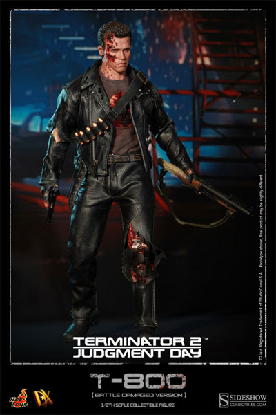 Terminator T-800 (Battle Damaged) Sixth Scale Figure by Hot 