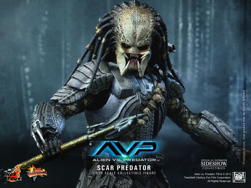Alien vs Predator AVP Scar Predator 2.0 Ver. 1/6 Figure Hot Toys