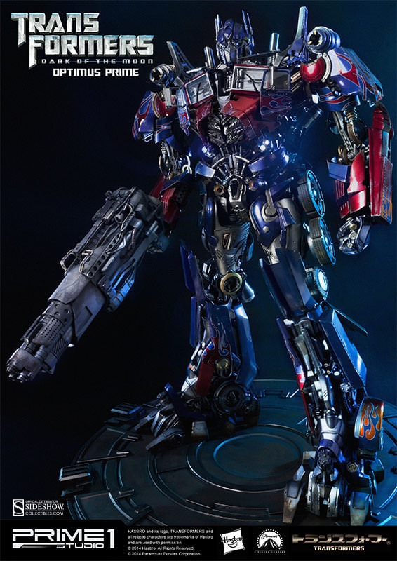 Estátua Perfeita Optimus Prime em Transformers: O Lado Oculto da Lua (Prime  1 Studio)