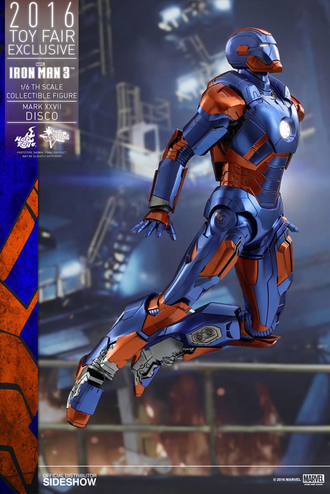 Marvel Iron Man Mark XXVII - Disco Sixth Scale Figure by Hot