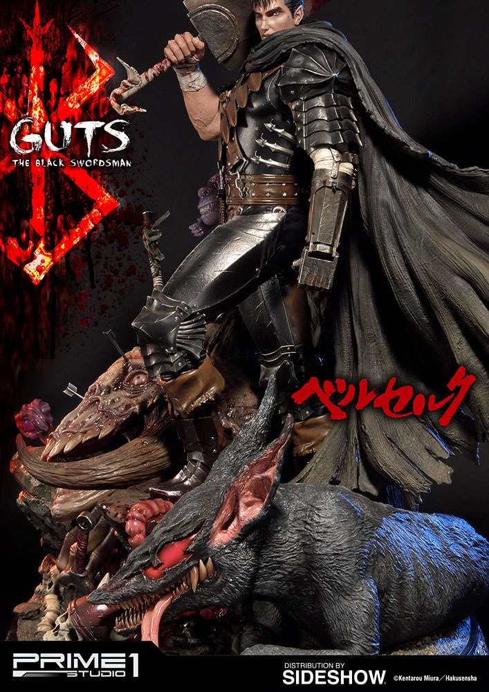 Berserk Guts The Black Swordsman Statue by Prime 1 Studio